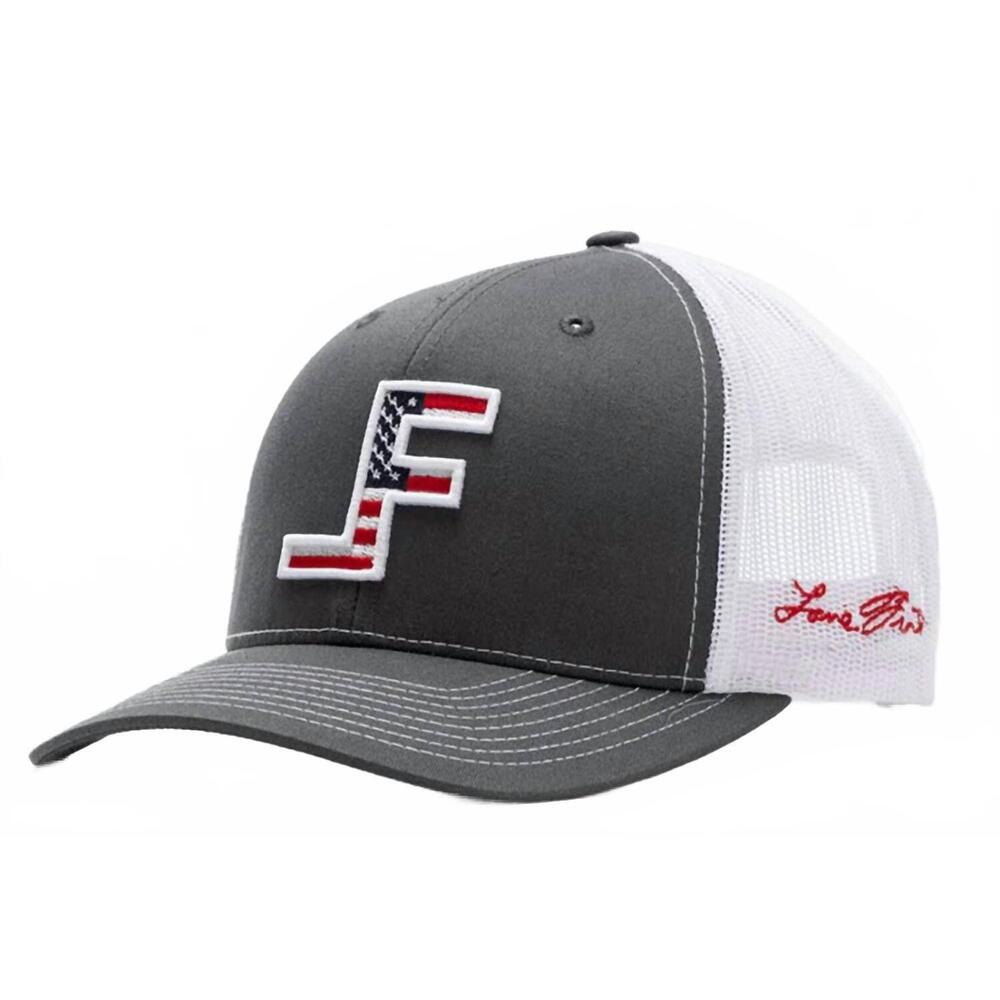 NEW LANE FROST courage patriot cap in grey/white